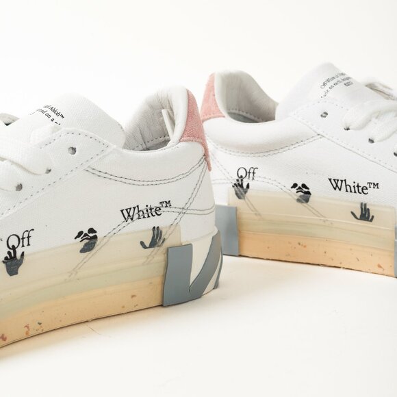 OFF-WHITE Low Vulcanized Canvas Low-Top Sneakers - Picture 13 of 16